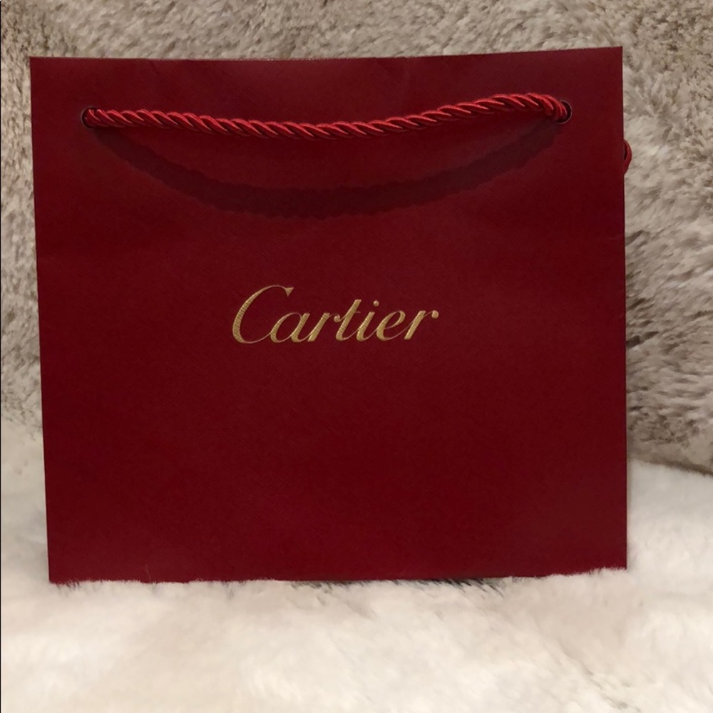 Cartier shopping bag